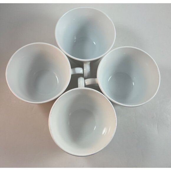 Corelle Spring Blossom Cups Mugs Crazy Daisy Lot of 4 Corning USA C Handle - Picture 10 of 12
